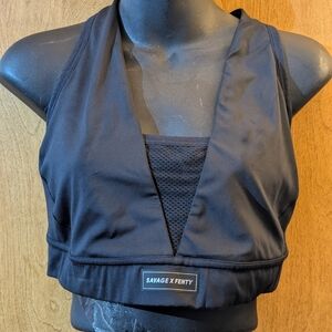 Savage X Fenty Black Sports Bra
